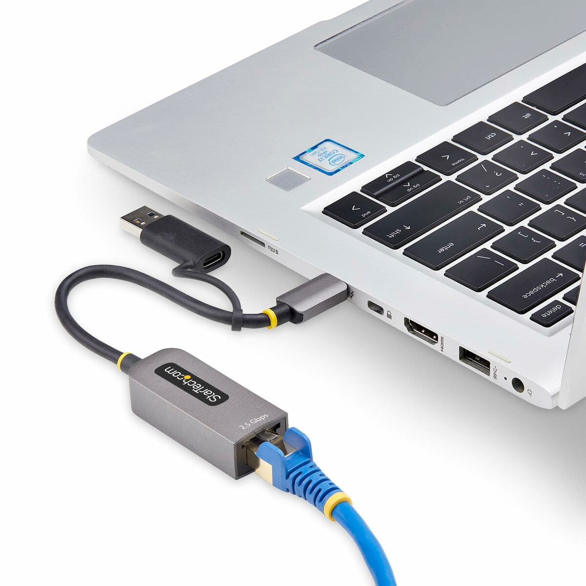 USB-kabel Startech U2GA-USB-C-ETHERNET Grå — thumbnail 3