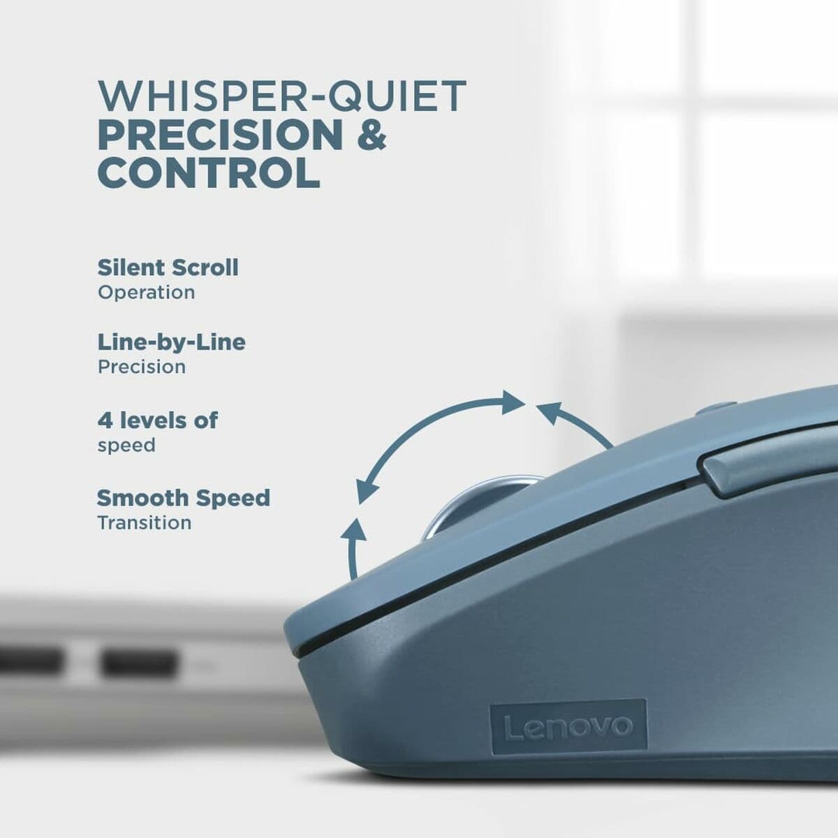 Mus Lenovo GY51P14335 Blå Svart Turkos 2400 dpi — thumbnail 12