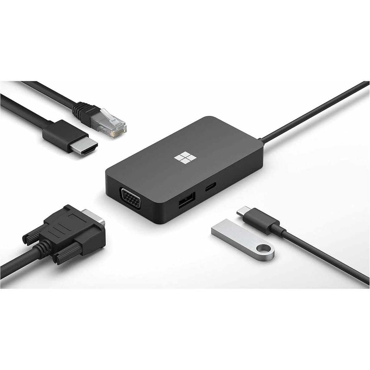USB-HUB Microsoft 161-00003 Svart — thumbnail 3