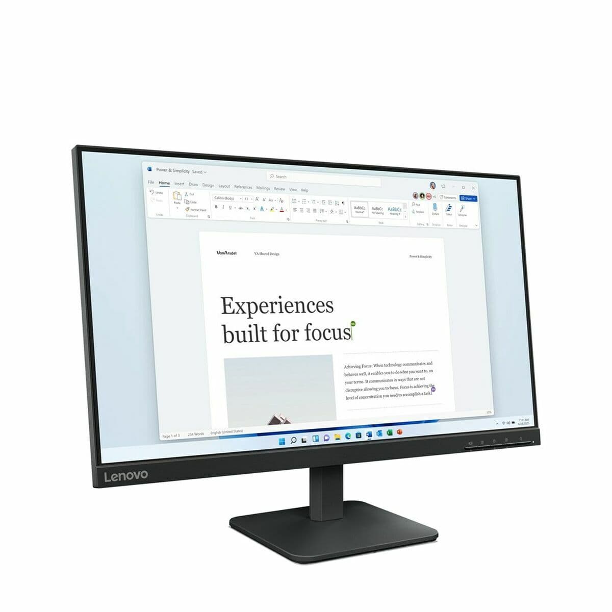 Monitor Lenovo 68C2KAC1EU Full HD 24" 23,8" — thumbnail 33