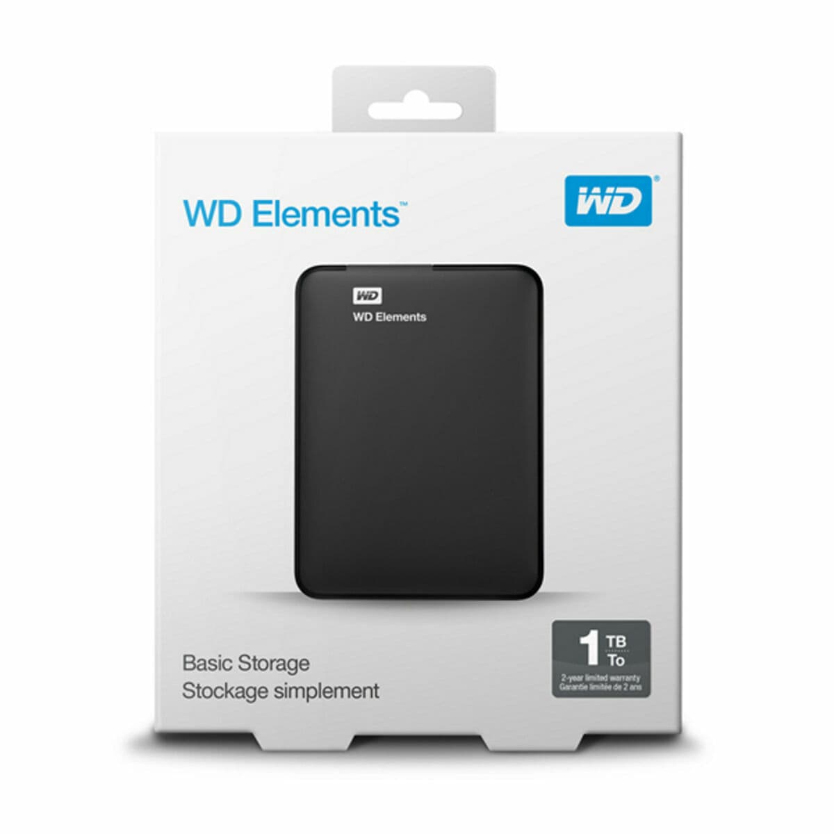Extern Hårddisk Western Digital WD Elements Portable Svart 1 TB — thumbnail 4