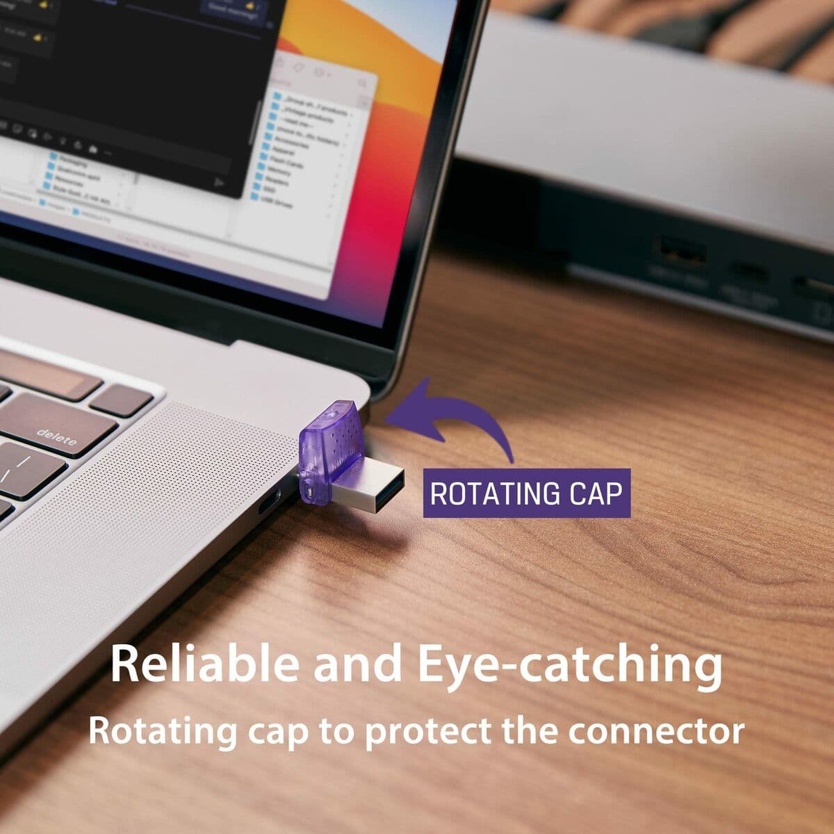 USB-minne Kingston microDuo 3C Purpur Violett 64 GB — thumbnail 25