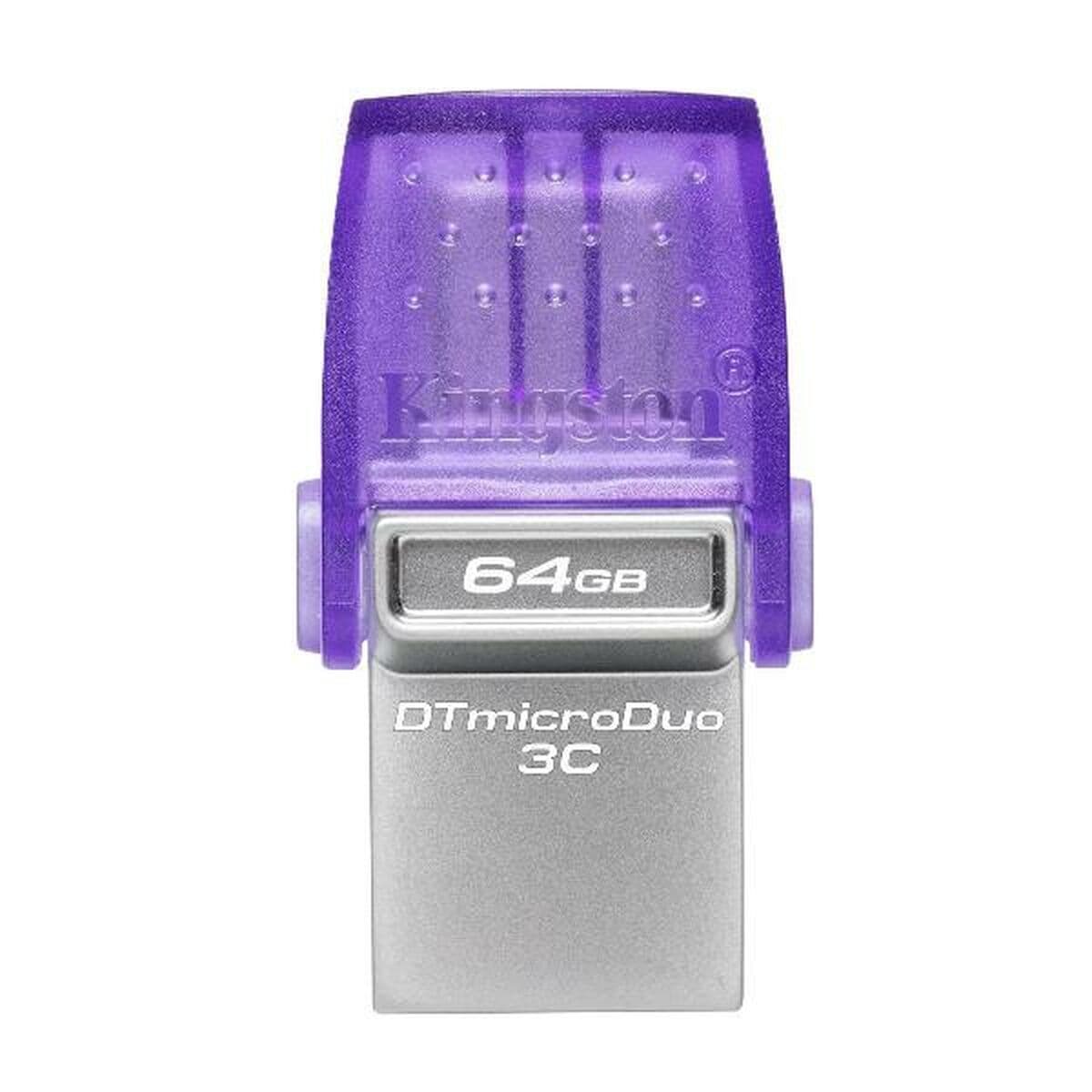 USB-minne Kingston microDuo 3C Purpur Violett 64 GB — thumbnail 9