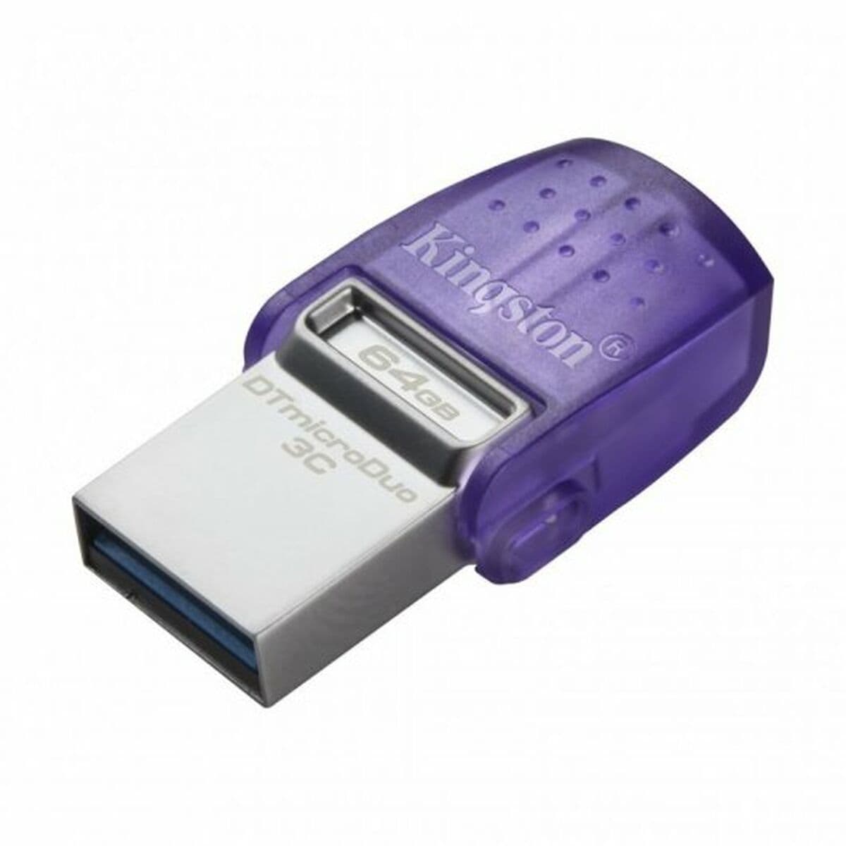 USB-minne Kingston microDuo 3C Purpur Violett 64 GB — thumbnail 7