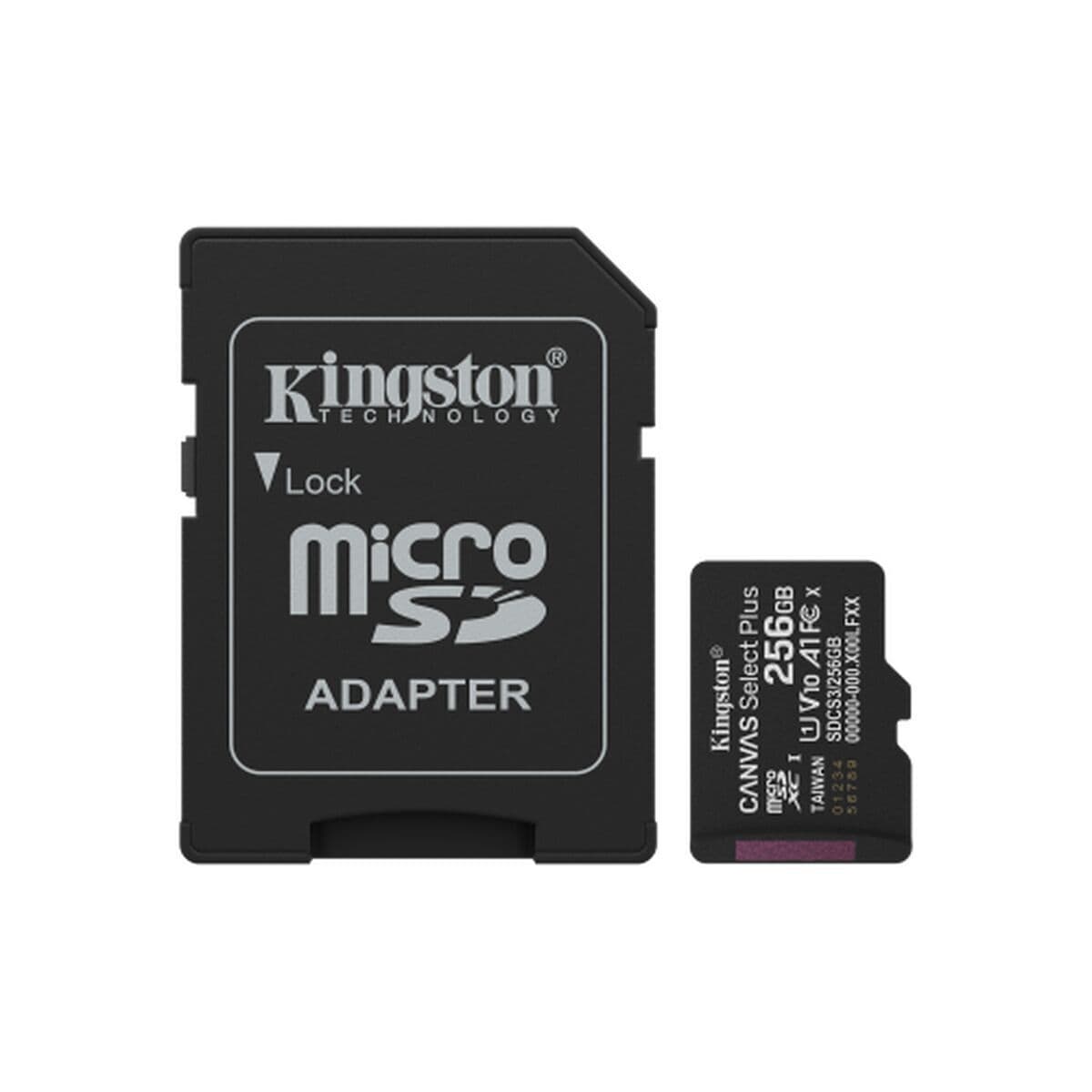 Micro-SD Minneskort med Adapter Kingston SDCS3/256GB — thumbnail 2
