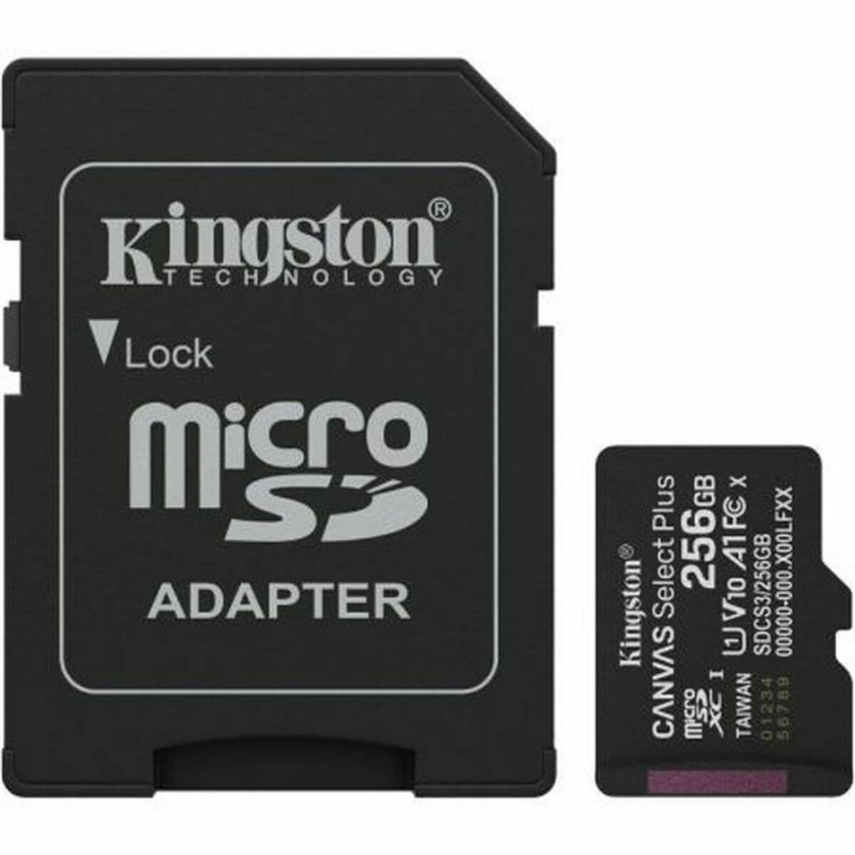 Micro-SD Minneskort med Adapter Kingston SDCS3/256GB — thumbnail 4