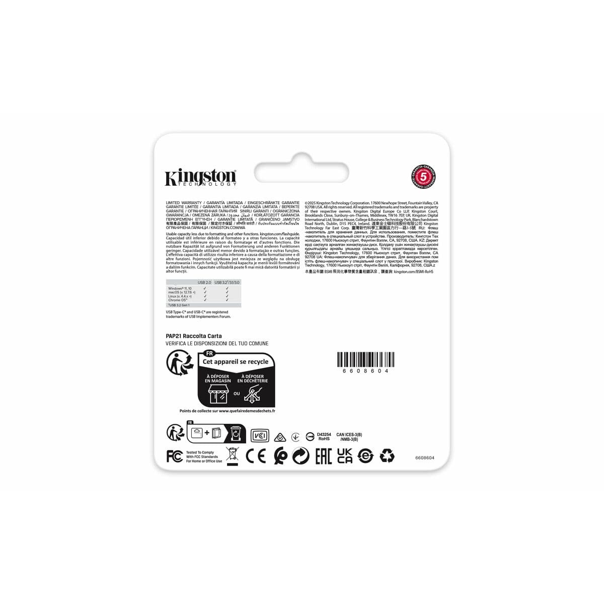 USB-minne Kingston DTDEG2/128GB 128 GB — thumbnail 7