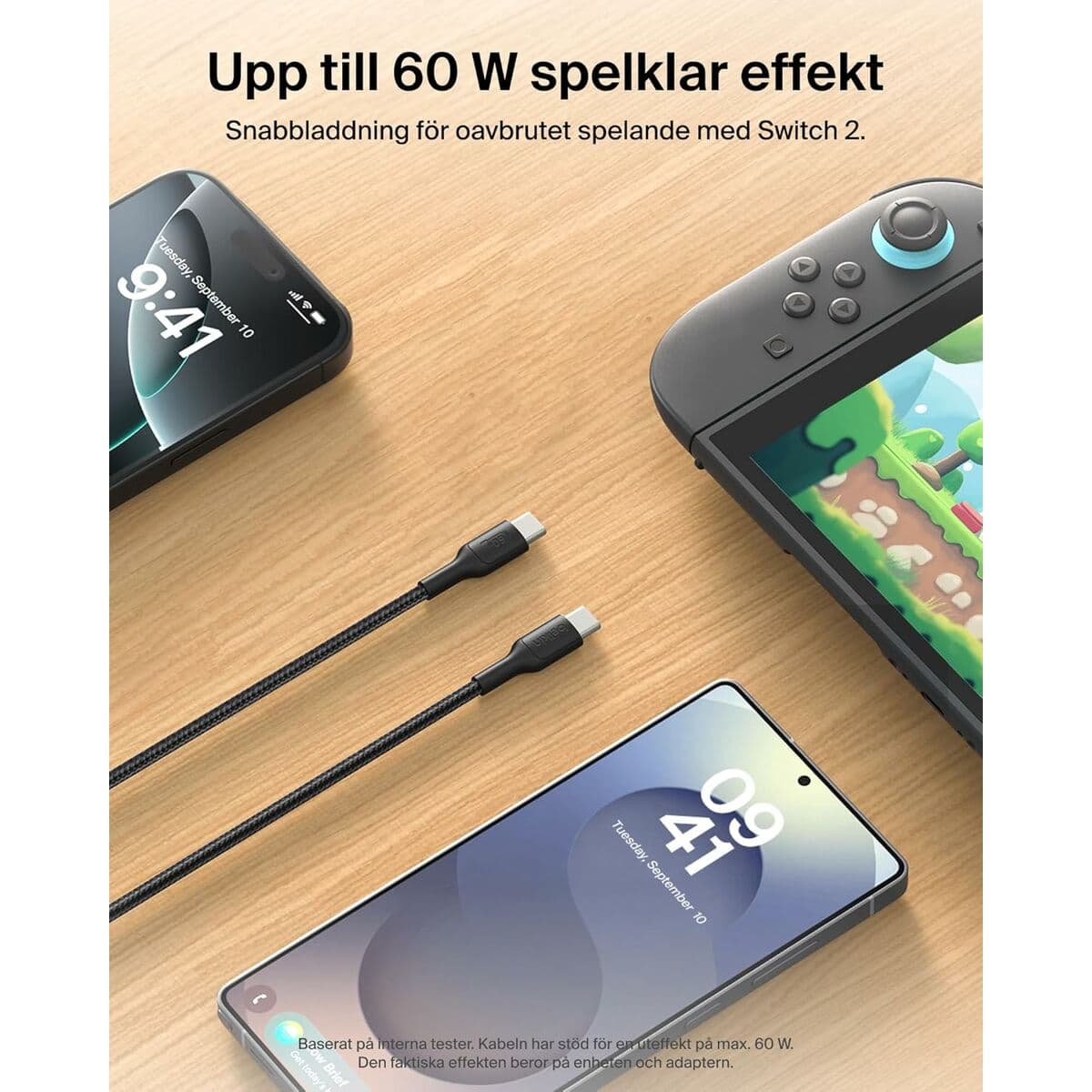 USB-kabel Belkin ENA008HQ2MBK Svart 2 m — thumbnail 12