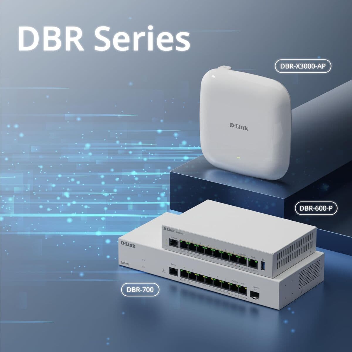 Anslutningspunkt D-Link DBR-X3000-AP Vit — thumbnail 11