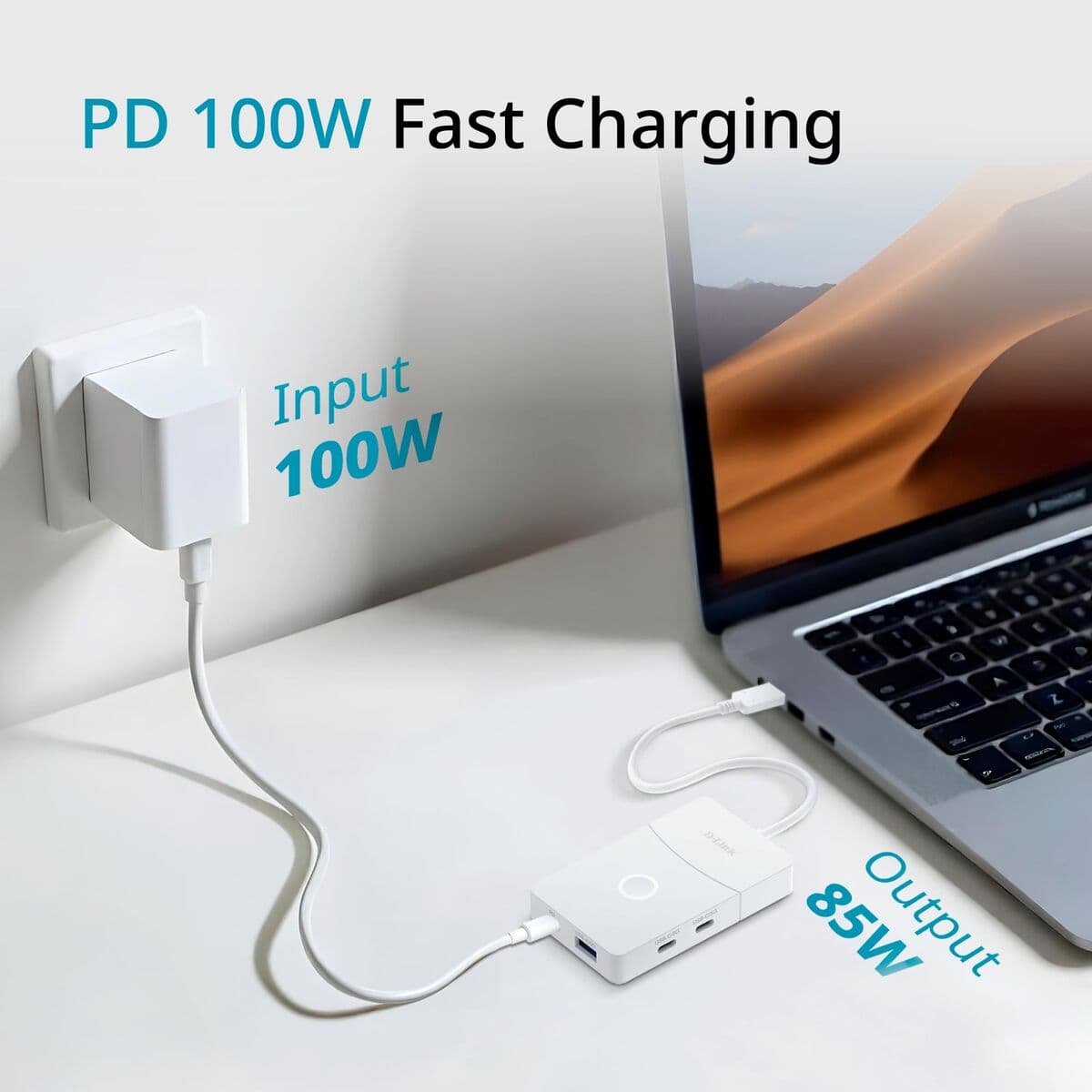 USB-HUB D-Link DUP-501 Vit — thumbnail 4