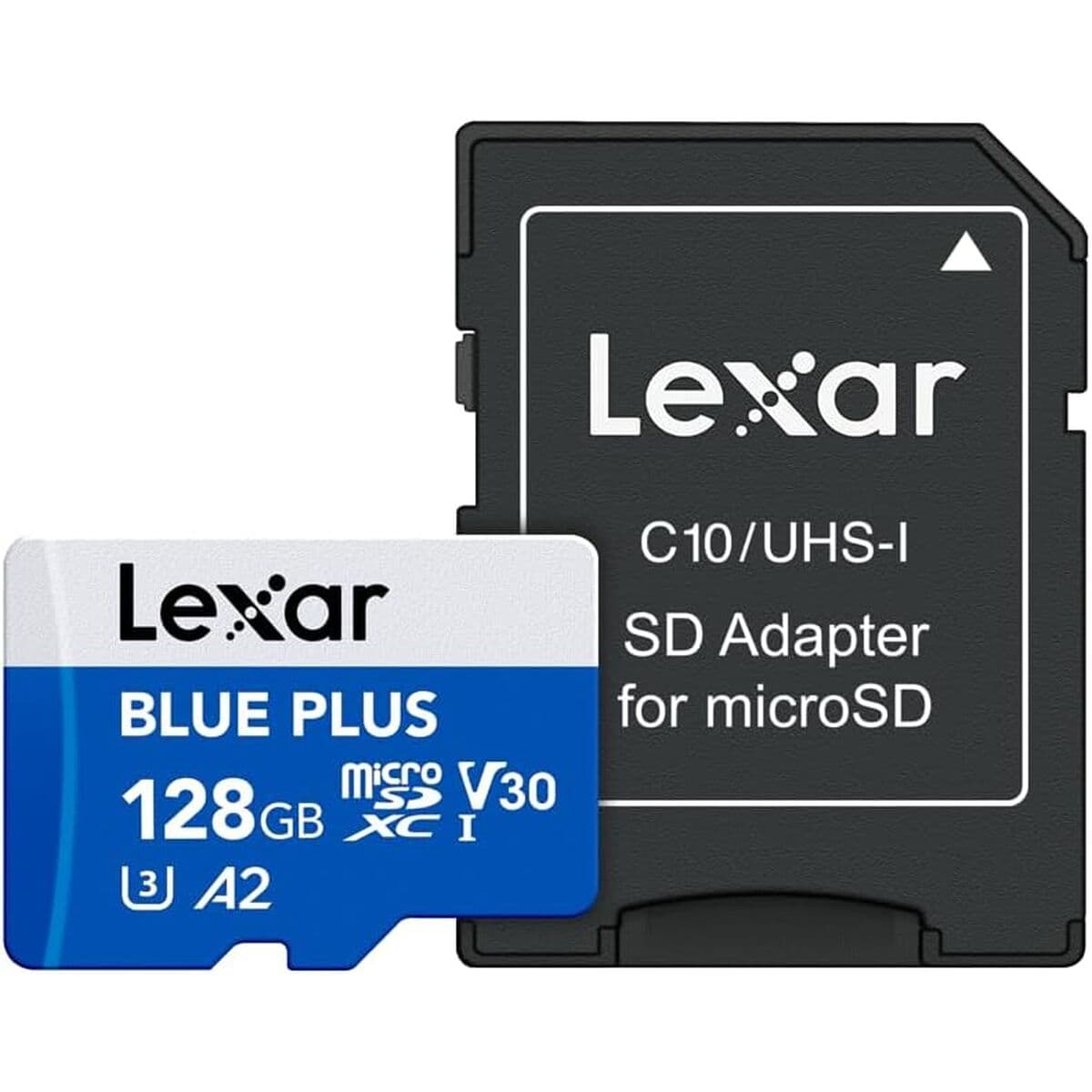 Micro-SD Minneskort med Adapter Lexar LMSBLPL128G-BNANG 128 GB — thumbnail 3