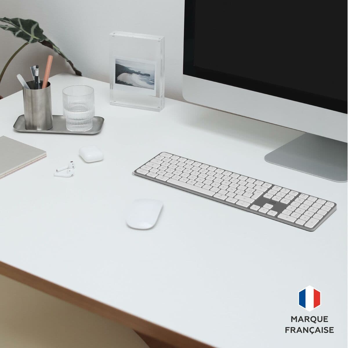 Tangentbord Mobility Lab KMP2000W Vit — thumbnail 9