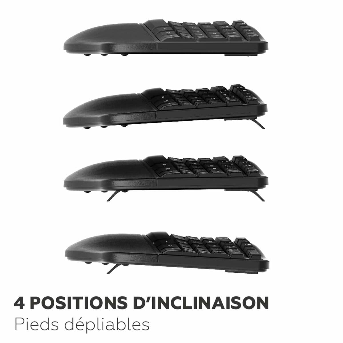 Tangentbord och Mus Mobility Lab Ergo C30W Svart — thumbnail 10