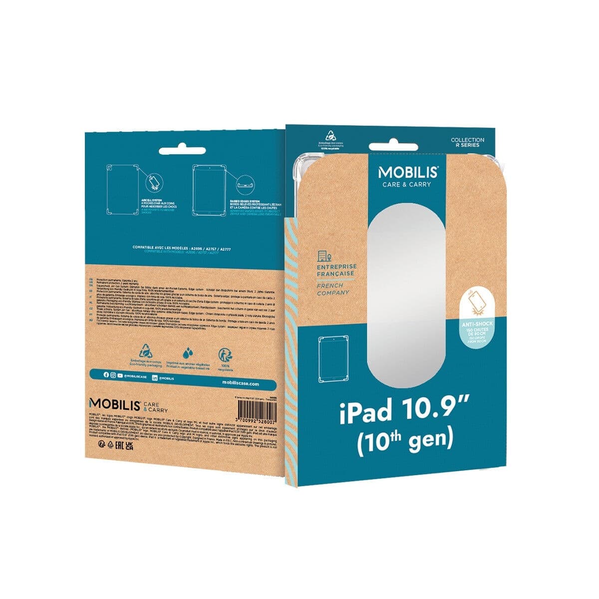 Fodral till Läsplatta Mobilis R Series IPAD 10th Transparent 10,9" — thumbnail 2
