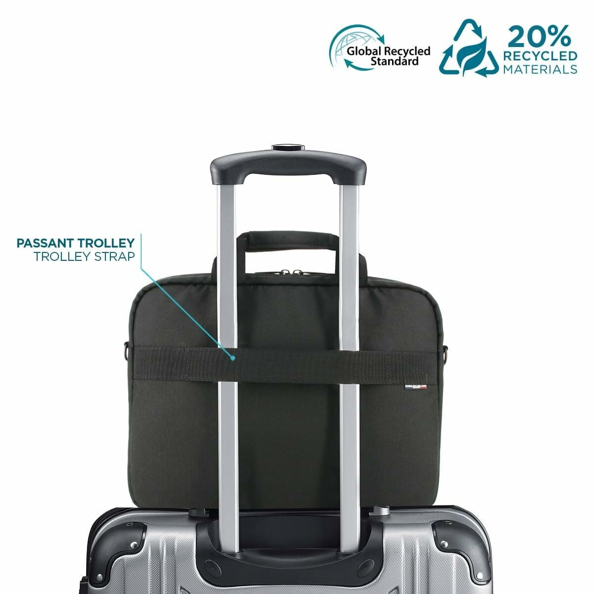 Laptopryggsäck Mobilis 003075 Svart — thumbnail 4