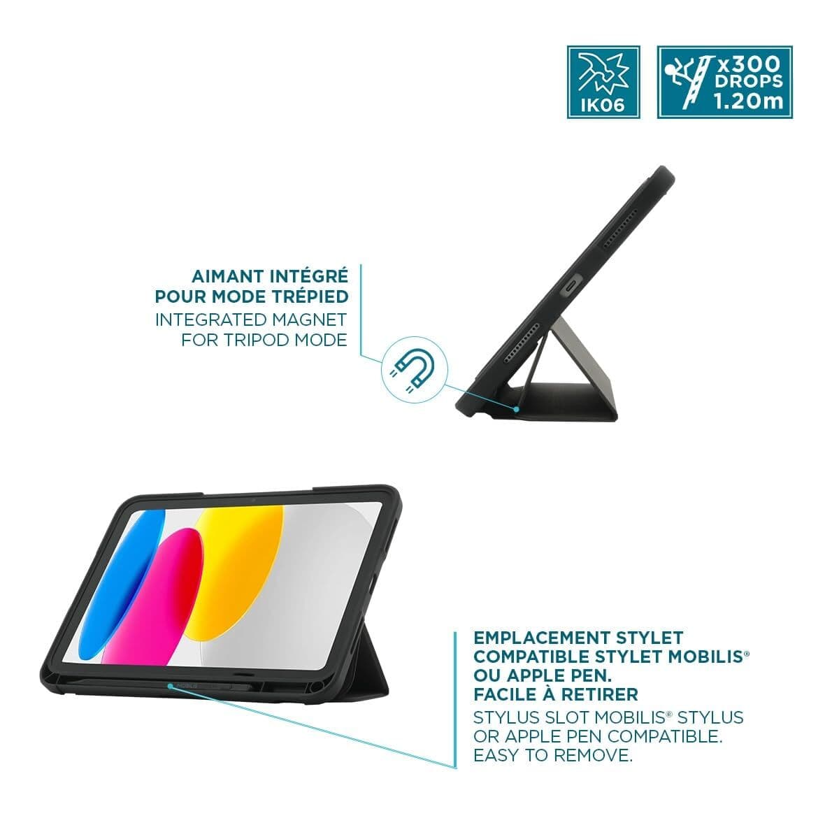 Fodral till Läsplatta Mobilis IPAD 11 Grå — thumbnail 4