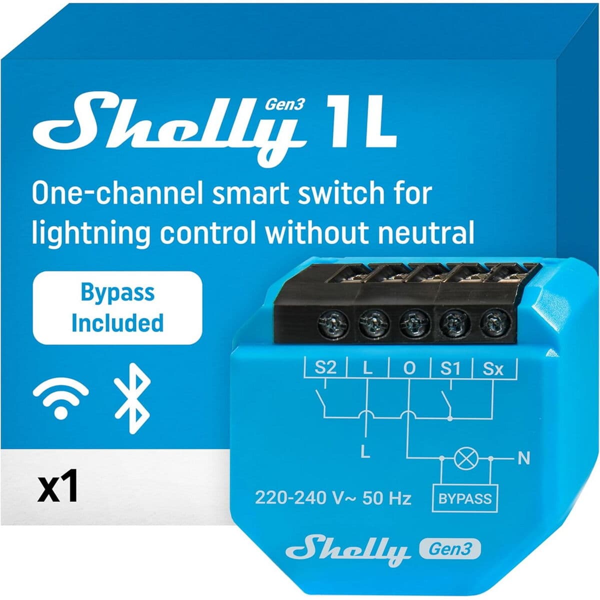 Smartkontakt OR: Intelligent Kontakt Shelly S3SW-0A1X1EUL Bluetooth Wi-Fi 230 V 10 A — thumbnail 11