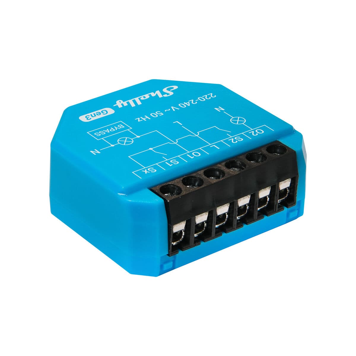 Smartkontakt OR: Intelligent Kontakt Shelly S3SW-0A2X4EUL Bluetooth Wi-Fi 230 V 16 A — thumbnail 7