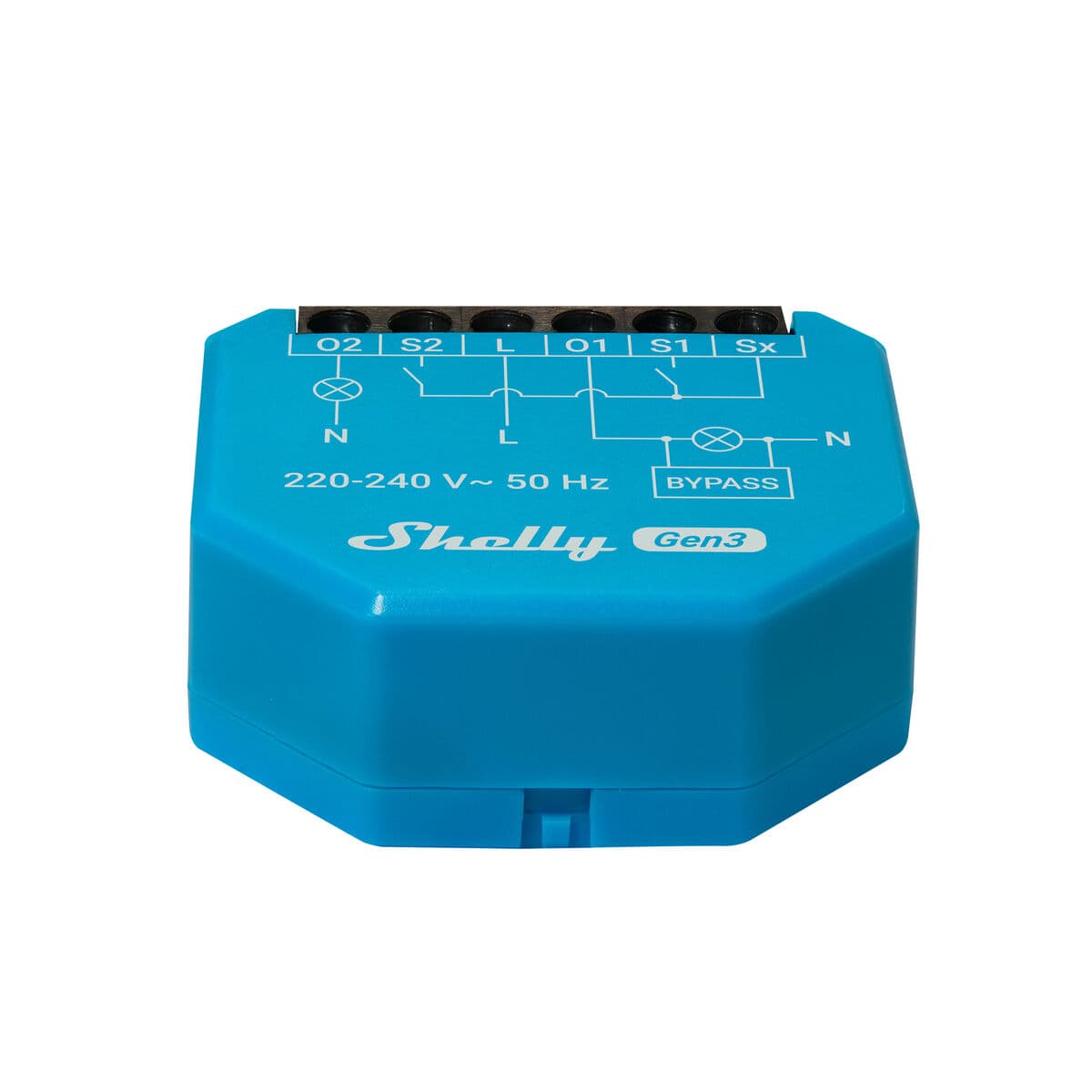 Smartkontakt OR: Intelligent Kontakt Shelly S3SW-0A2X4EUL Bluetooth Wi-Fi 230 V 16 A — thumbnail 4