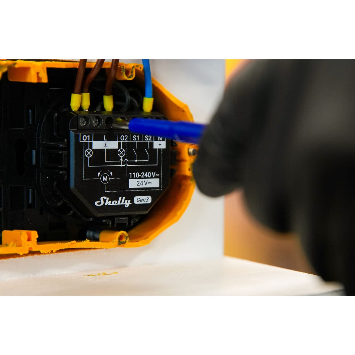 Smartkontakt OR: Intelligent Kontakt Shelly S3SW-002P16EU Wi-Fi — thumbnail 3