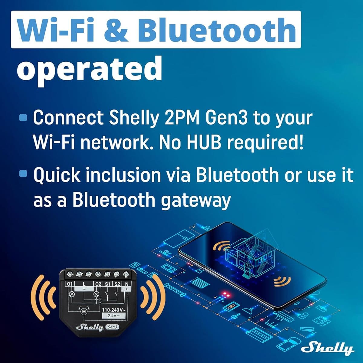 Smartkontakt OR: Intelligent Kontakt Shelly S3SW-002P16EU Wi-Fi — thumbnail 16