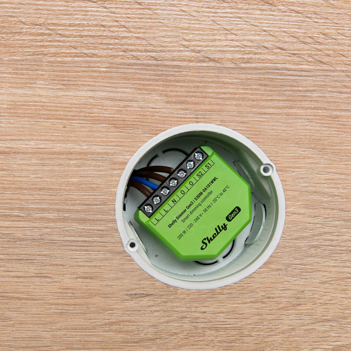 Wi-Fi strömbrytarmodul Shelly Gen 3 220-240 V — thumbnail 5