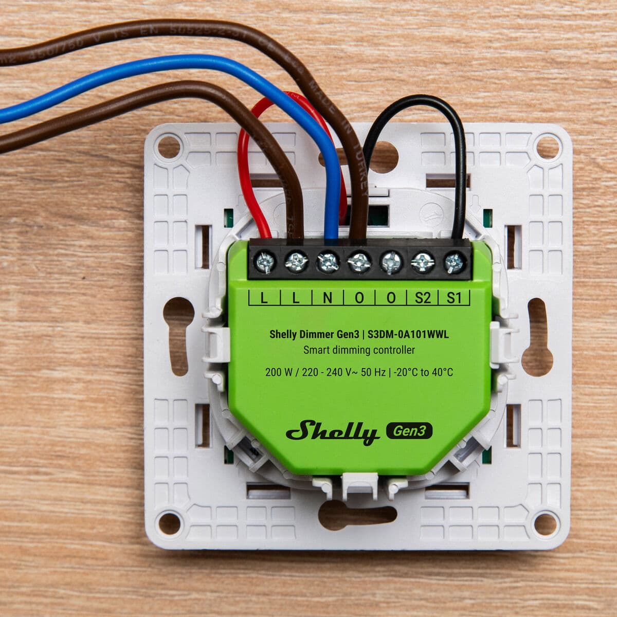 Wi-Fi strömbrytarmodul Shelly Gen 3 220-240 V — thumbnail 15