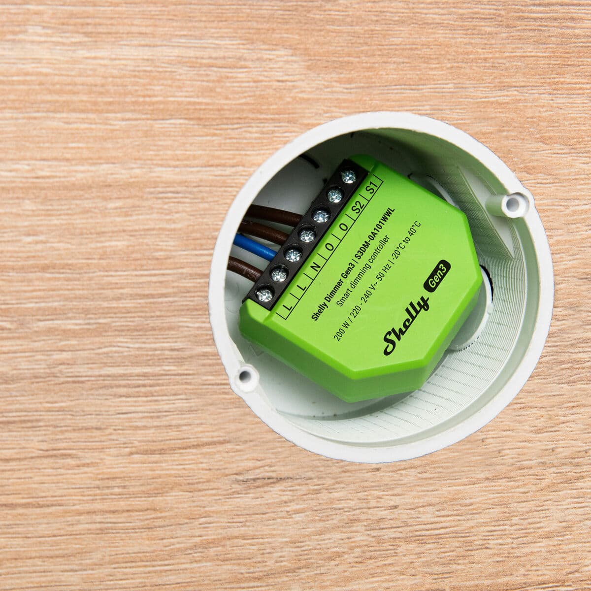 Wi-Fi strömbrytarmodul Shelly Gen 3 220-240 V — thumbnail 9