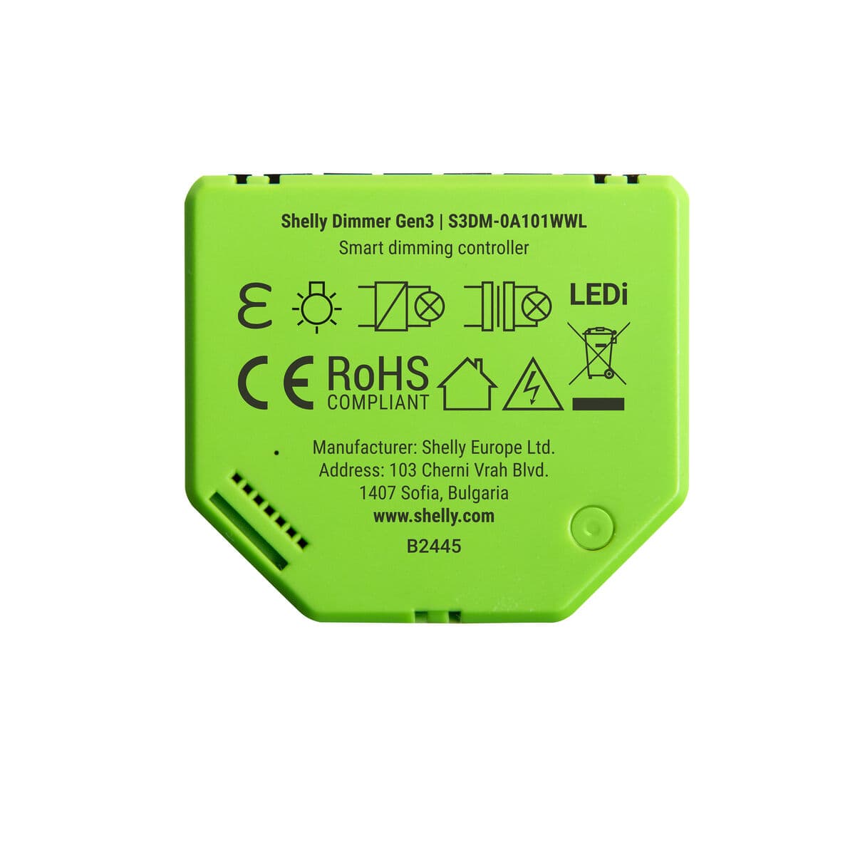 Wi-Fi strömbrytarmodul Shelly Gen 3 220-240 V — thumbnail 8