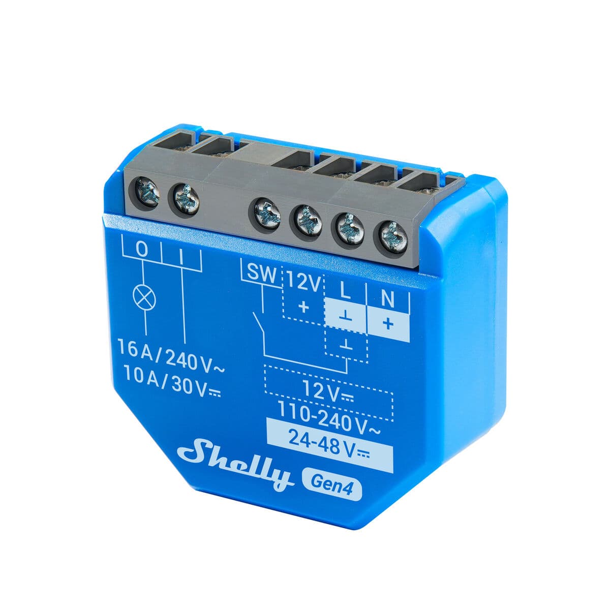 Smartkontakt OR: Intelligent Kontakt Shelly S4SW-001X16EU Bluetooth Wi-Fi Bluetooth 5.0 240 V — thumbnail 6