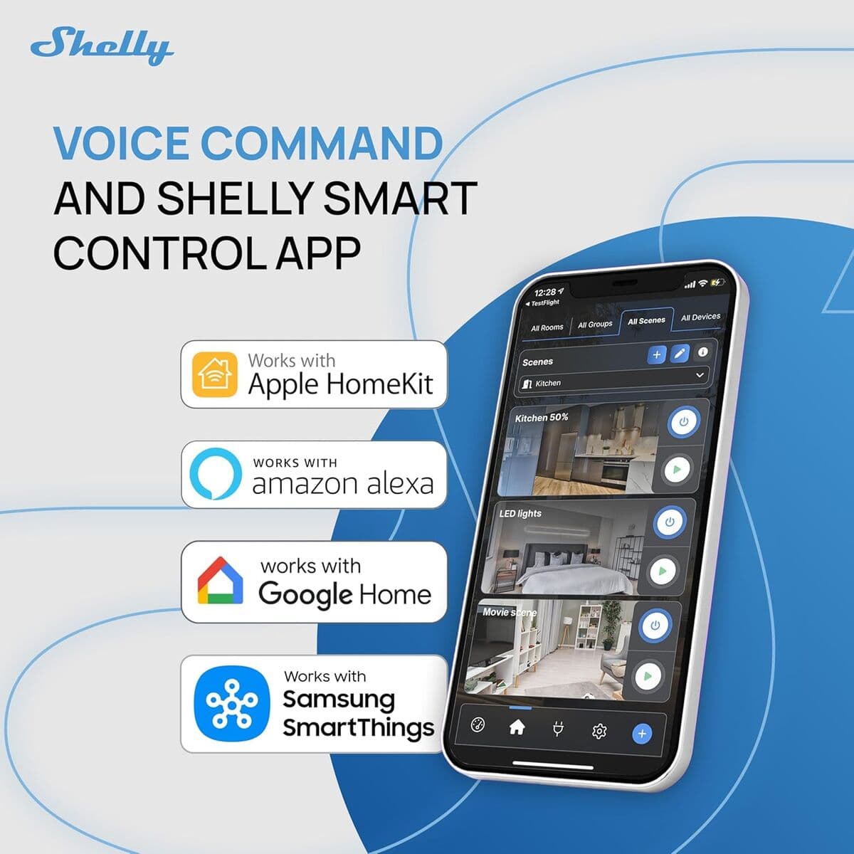 Smartkontakt OR: Intelligent Kontakt Shelly S4SW-001X16EU Bluetooth Wi-Fi Bluetooth 5.0 240 V — thumbnail 13