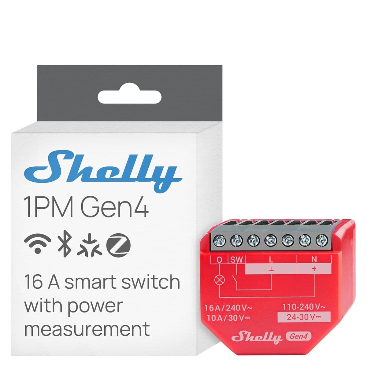 Smartkontakt OR: Intelligent Kontakt Shelly S4SW-001P16EU Bluetooth Wi-Fi Bluetooth 5.0 10 A — thumbnail 19