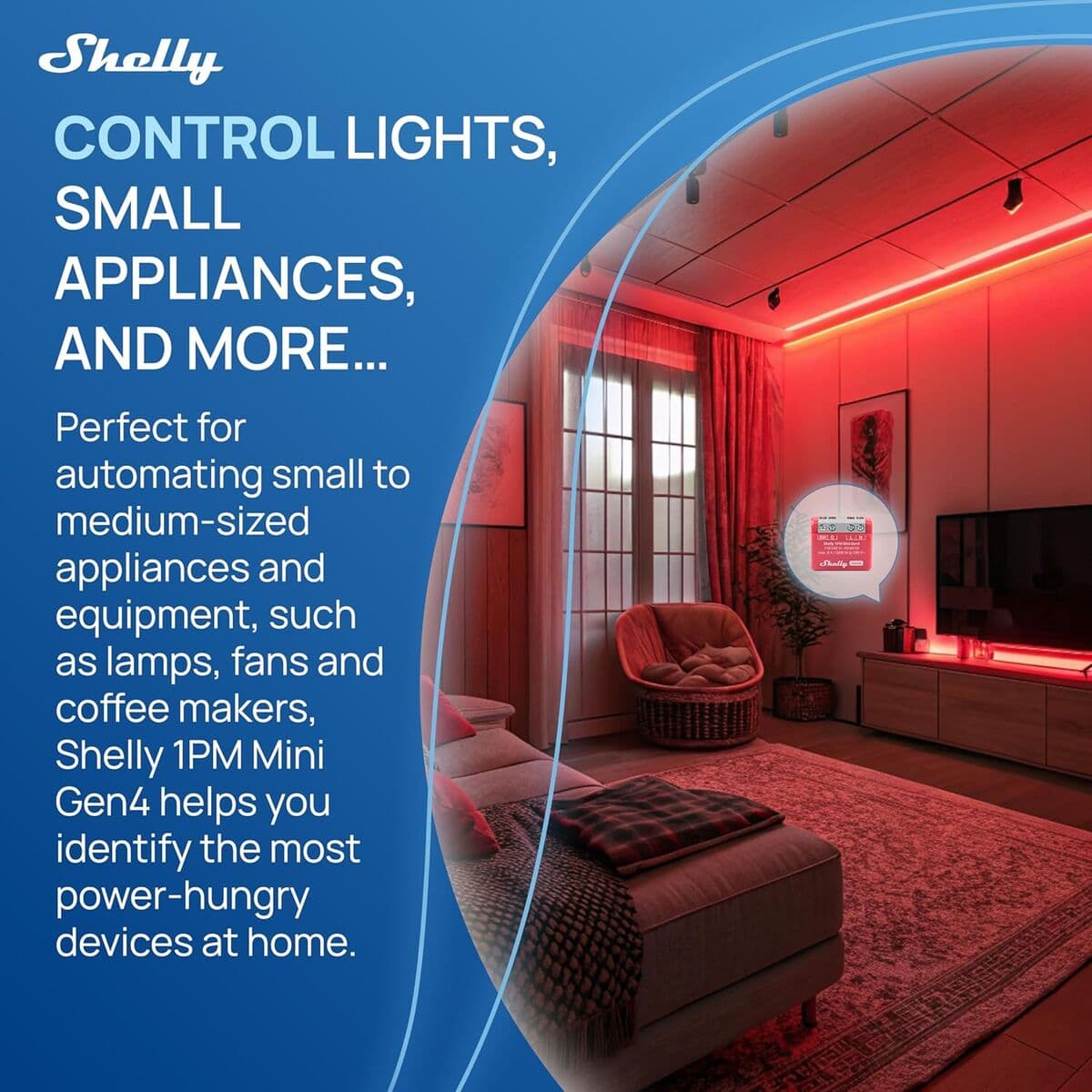 Smartkontakt OR: Intelligent Kontakt Shelly S4SW-001P8EU Bluetooth Wi-Fi Bluetooth 5.0 — thumbnail 14