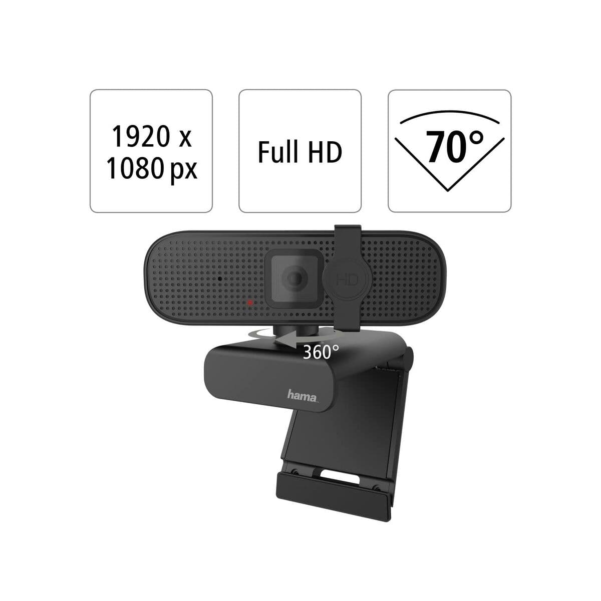 Webbkamera Hama C400 Full HD 4K Ultra HD — thumbnail 8