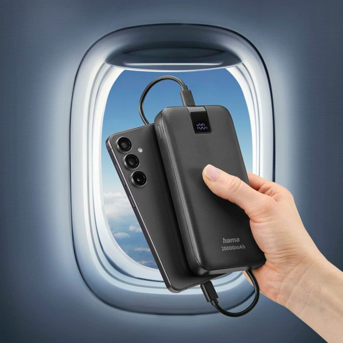 Laptopbatteri Hama 00201719 Antracitgrå 20000 mAh — thumbnail 22