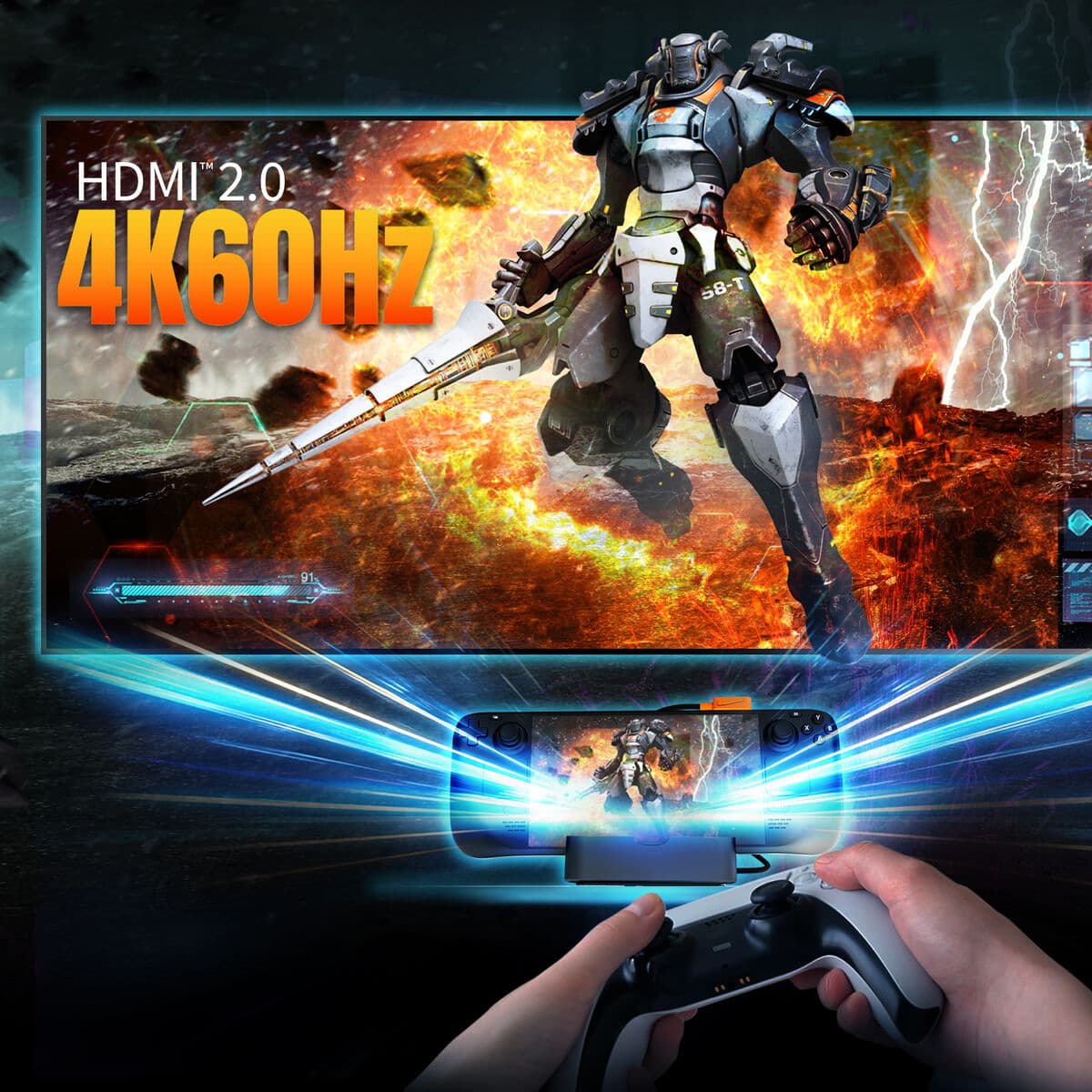 USB-HUB j5create JCD624-N Svart Grå — thumbnail 6