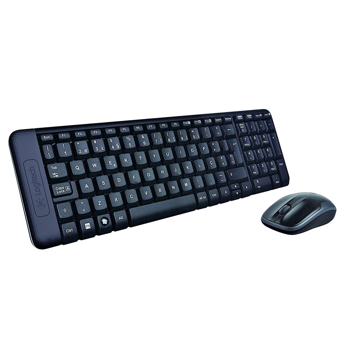 Trådlöst Tangentbord och Mus Logitech MK220 Svart Qwerty Spanska — thumbnail 2