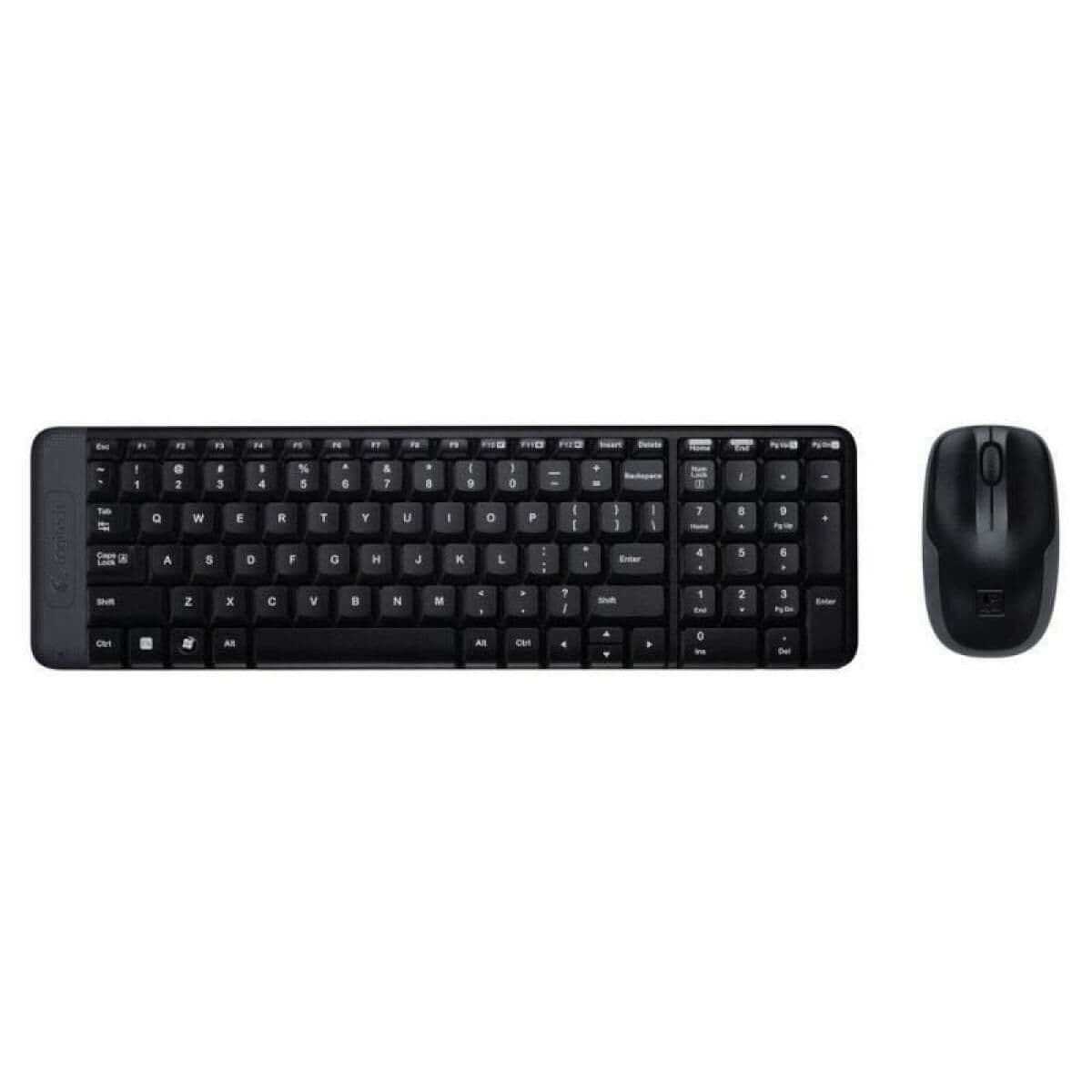 Trådlöst Tangentbord och Mus Logitech MK220 Svart Qwerty Spanska — thumbnail 4