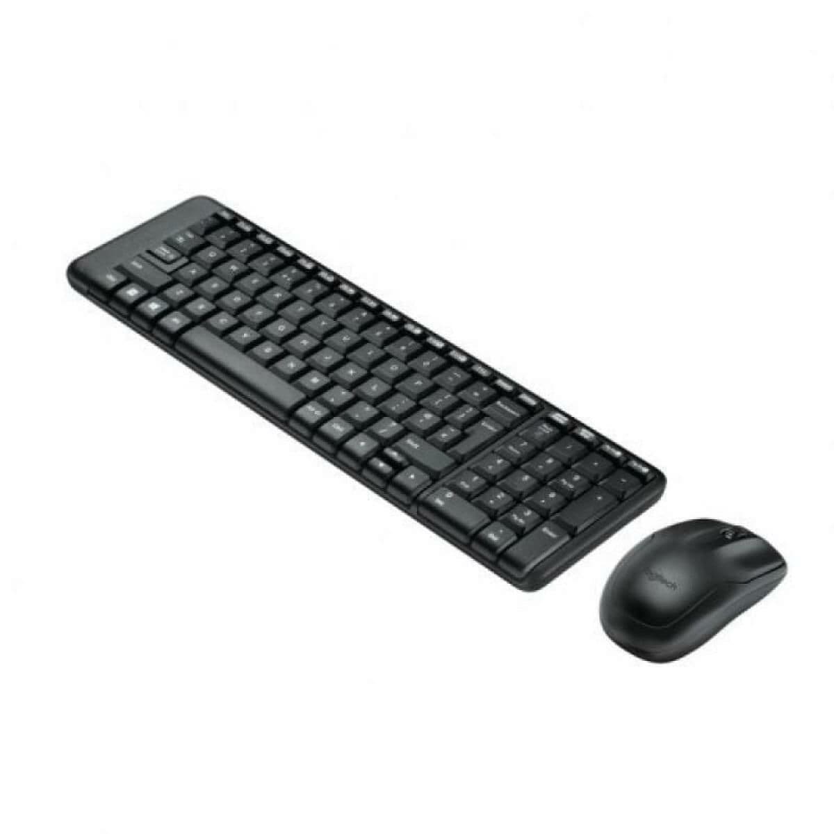 Trådlöst Tangentbord och Mus Logitech MK220 Svart Qwerty Spanska — thumbnail 3