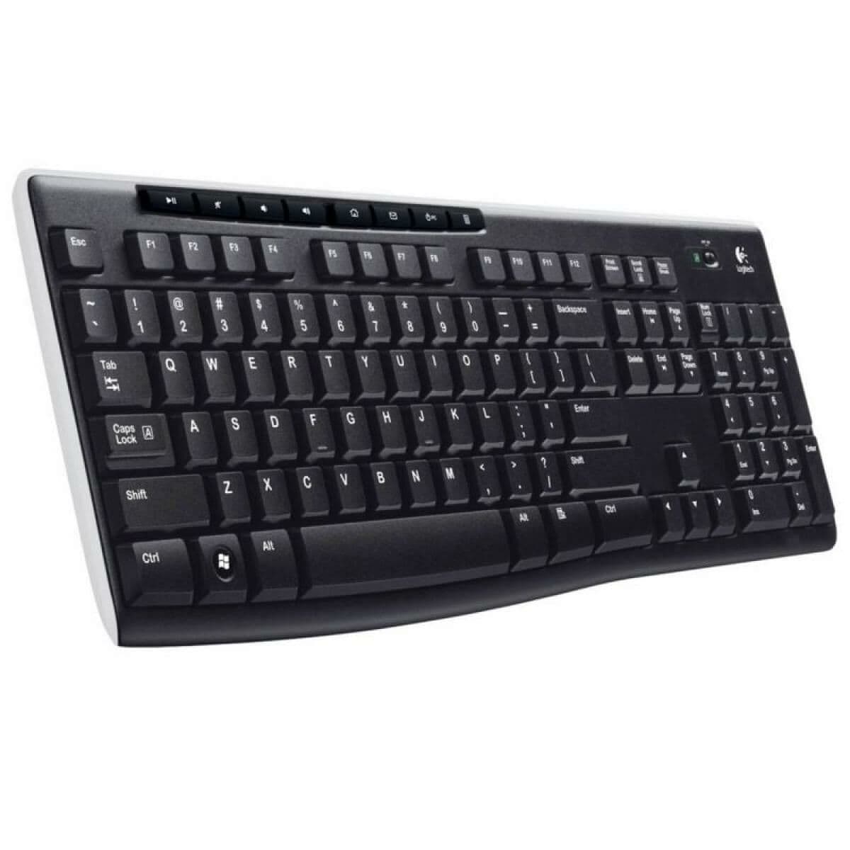 Trådlöst Tangentbord Logitech K270 Svart Qwerty Spanska 2.4 GHz — thumbnail 5