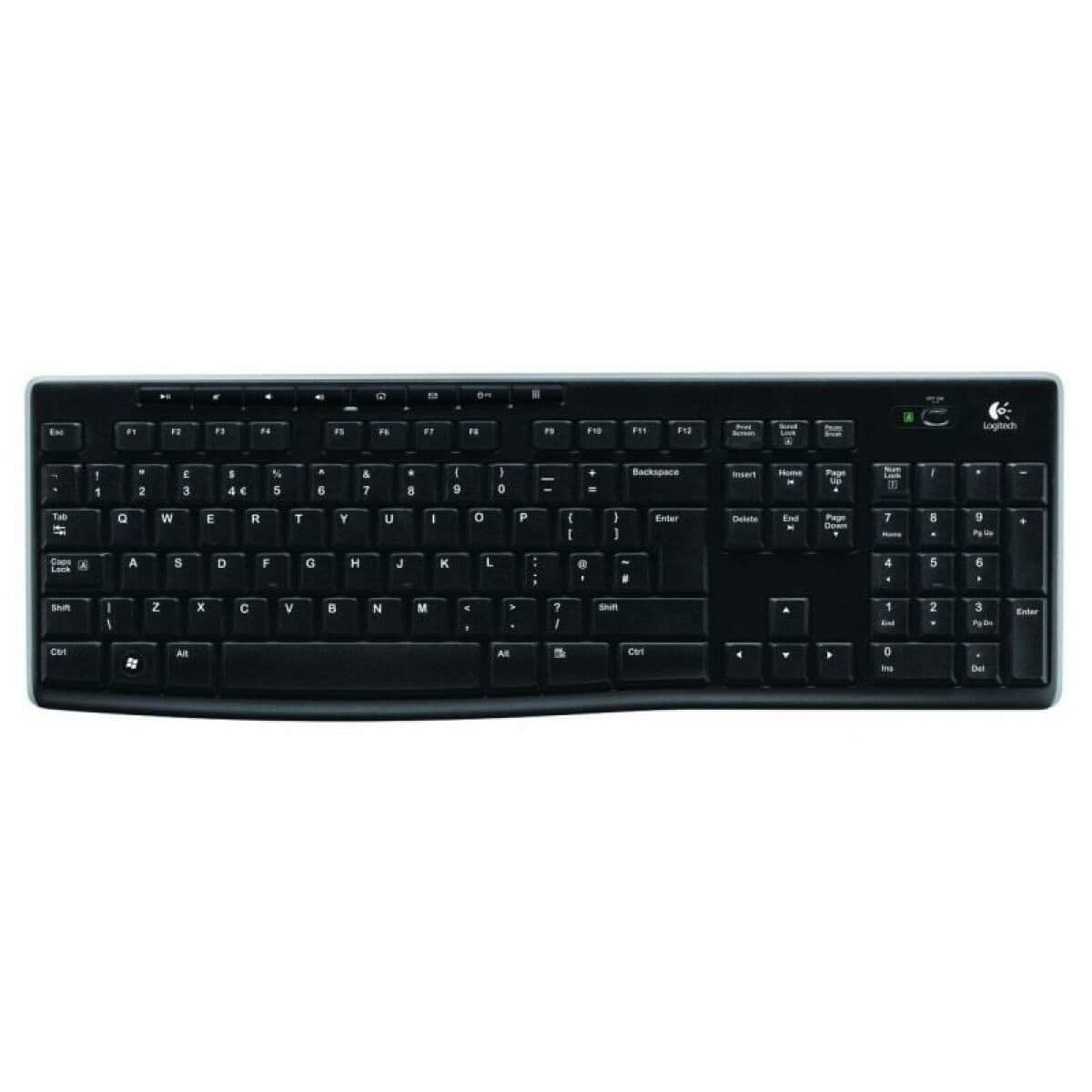 Trådlöst Tangentbord Logitech K270 Svart Qwerty Spanska 2.4 GHz — thumbnail 4