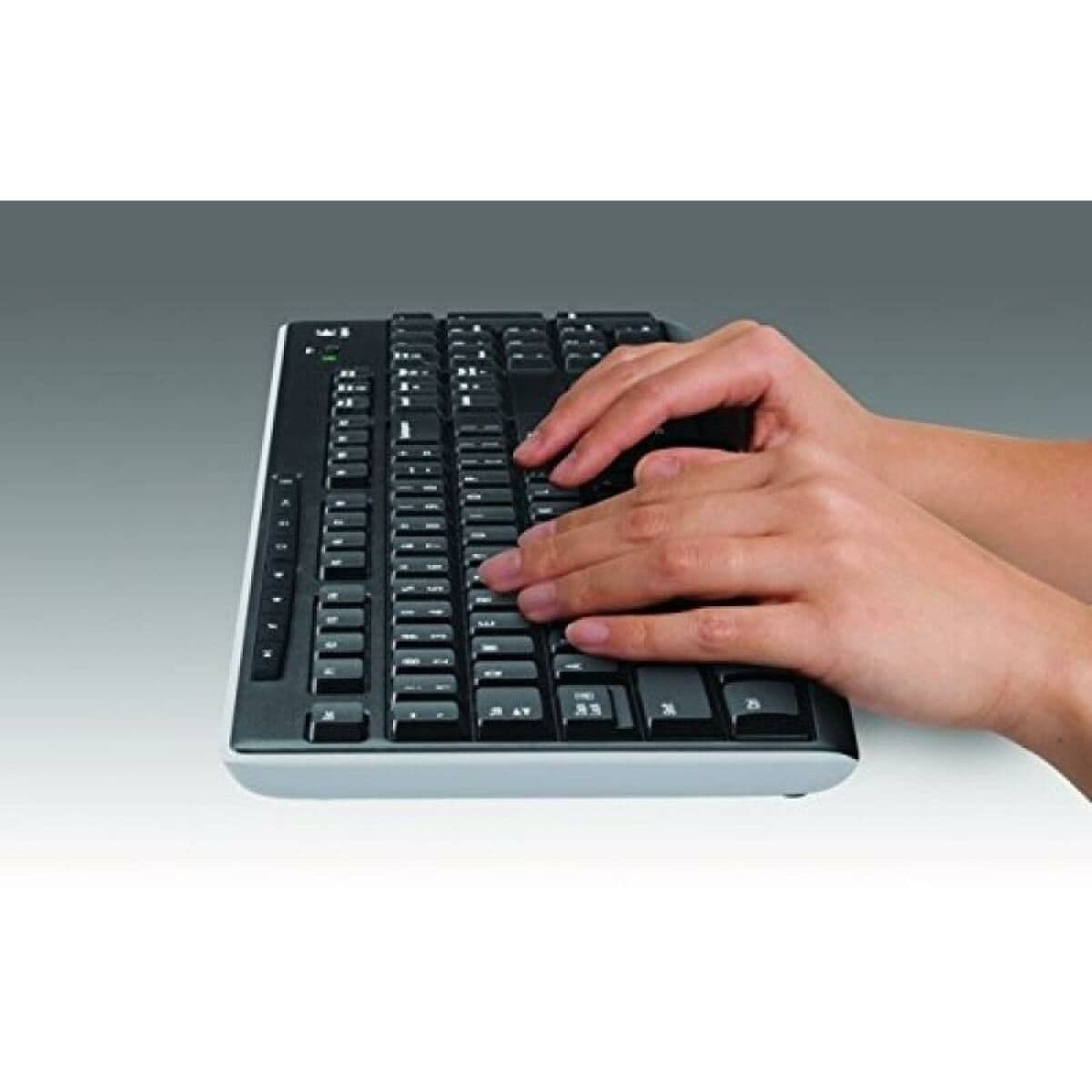 Trådlöst Tangentbord Logitech K270 Svart Qwerty Spanska 2.4 GHz — thumbnail 3