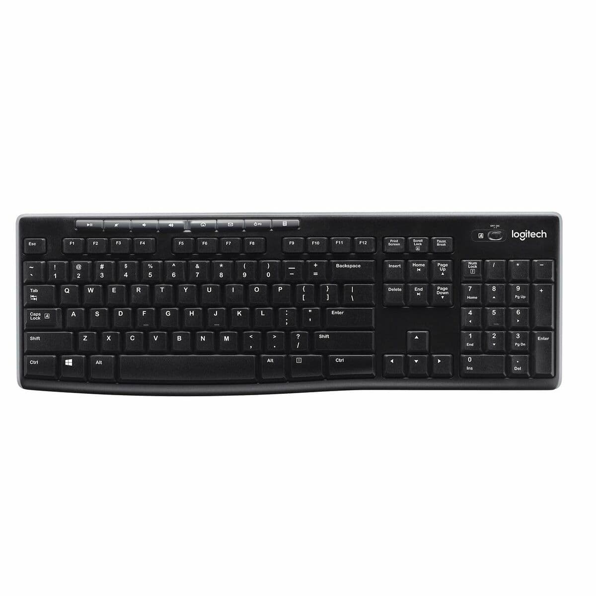 Trådlöst Tangentbord Logitech K270 Svart Qwerty Spanska 2.4 GHz — thumbnail 11