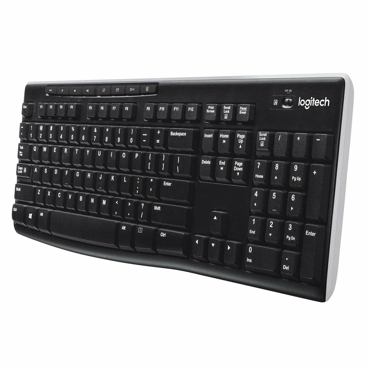 Trådlöst Tangentbord Logitech K270 Svart Qwerty Spanska 2.4 GHz — thumbnail 8