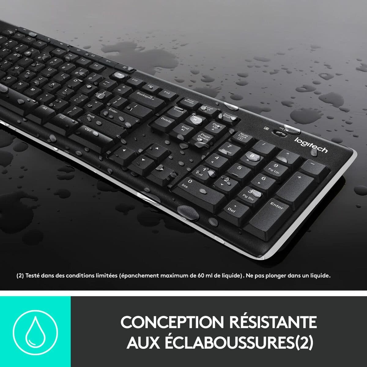Tangentbord och Mus Logitech 920-003748 Svart Franska AZERTY — thumbnail 6