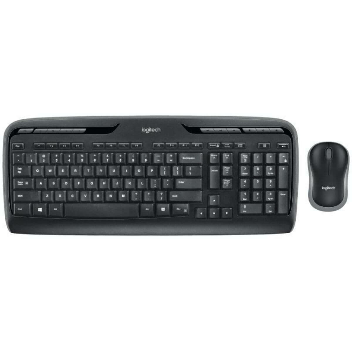 Tangentbord och Mus Logitech MK330 Svart Qwerty Spanska — thumbnail 4