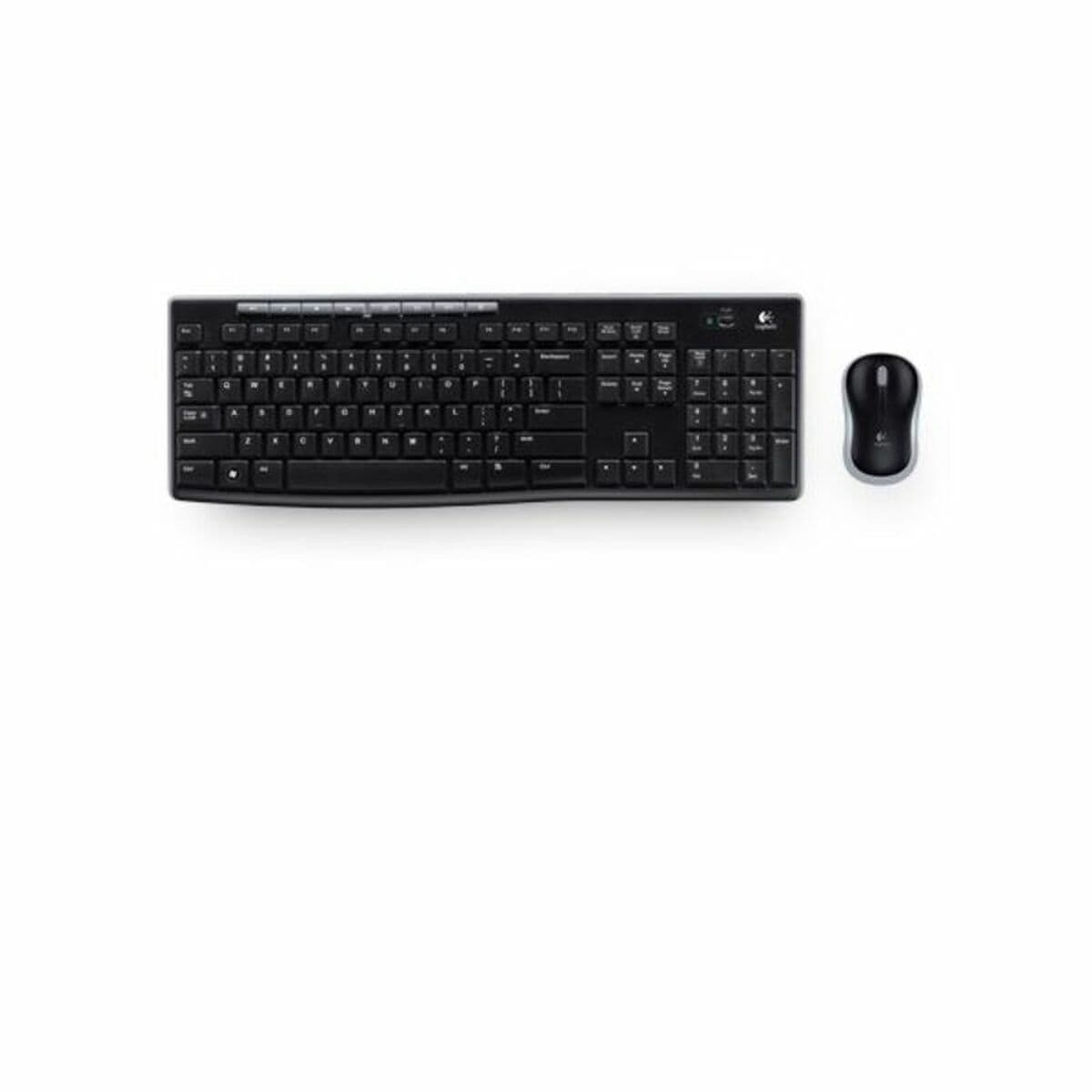 Tangentbord med optisk mus Logitech MK270 Svart Qwerty Spanska QWERTY — thumbnail 8
