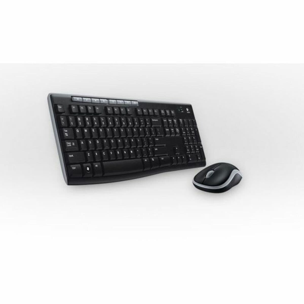 Tangentbord med optisk mus Logitech MK270 Svart Qwerty Spanska QWERTY — thumbnail 6