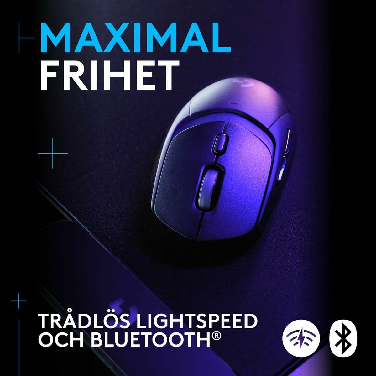 Mus Logitech G309 LIGHTSPEED Svart 25600 dpi — thumbnail 32