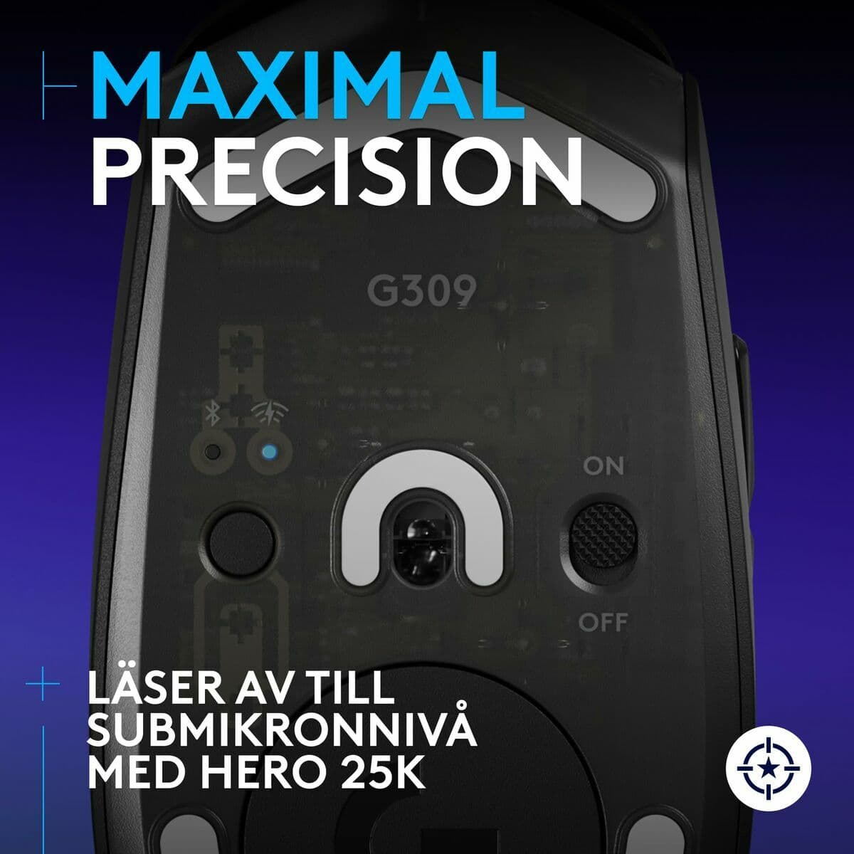 Mus Logitech G309 LIGHTSPEED Svart 25600 dpi — thumbnail 31